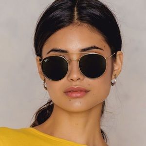 Round Double Bridge Ray-Ban Sunglasses
